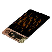 Magnet Flexible St Peregrine Patron Saint du Cancer Patients (Côté Gauche)