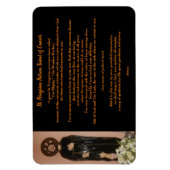 Magnet Flexible St Peregrine Patron Saint du Cancer Patients (Vertical)