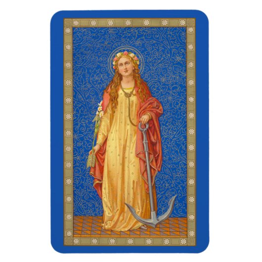 Magnet Flexible St. Philomena avec Ancre (SNV 051) (Vertical)