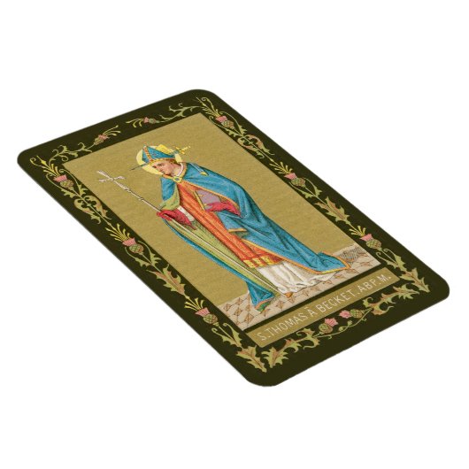 Magnet Flexible St. Thomas Becket avec épée en mitre (P 005) (Côté Droit)