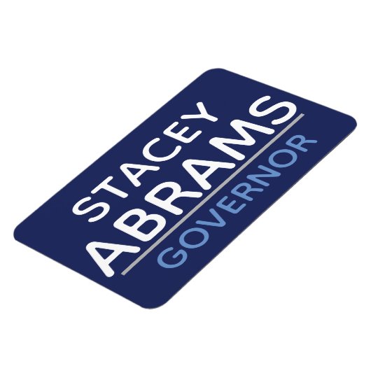 Magnet Flexible Stacey Abrams pour aimant automobile GA GOVERNOR : (Côté Gauche)