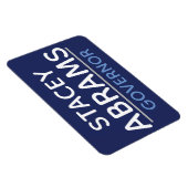 Magnet Flexible Stacey Abrams pour aimant automobile GA GOVERNOR : (Côté Droit)