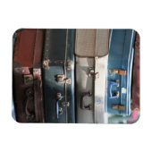 Magnet Flexible Stack of Vintage Suitcases (Horizontal)