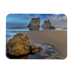 Magnet Flexible Stacks marins sur la plage de Bandon à Bandon, Ore