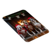 Magnet Flexible Staffordshire américain près de la cheminée Noël (Côté Droit)