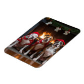 Magnet Flexible Staffordshire américain près de la cheminée Noël (Côté Gauche)