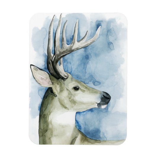 Magnet Flexible Stag errant - Aquarelle (Vertical)