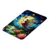 Magnet Flexible Stained Glass Moonlight Flight Fairy  (Côté Gauche)
