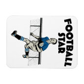 Magnet Flexible Star de Football (Horizontal)