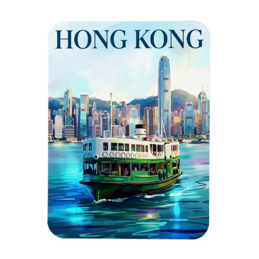 Magnet Flexible Star Ferry Hong Kong (Vertical)