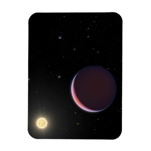 Magnet Flexible Star Kepler 51 et Trois planètes géantes comme le  (Vertical)