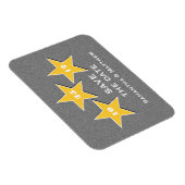 Magnet Flexible Star Trio Premium Enregistrer l'aimant de date, Ja (Côté Droit)