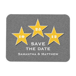 Magnet Flexible Star Trio Premium Enregistrer l'aimant de date, Ja