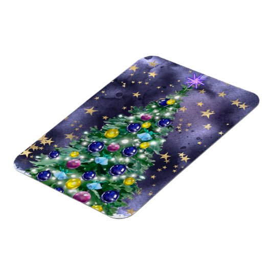 Magnet Flexible Starry Night Christmas Tree (Côté Gauche)