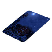 Magnet Flexible Starry Night Nativité Scène (Côté Gauche)