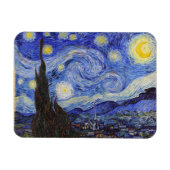 Magnet Flexible Starry Night , Vincent van Gogh (Horizontal)