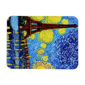 Magnet Flexible Starry Paris Night (Horizontal)