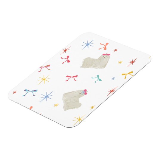 Magnet Flexible Starry Sparkle mignon voeu chiot (Côté Gauche)