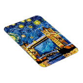 Magnet Flexible Starry Starry Night Londres Angleterre (Côté Droit)