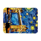 Magnet Flexible Starry Starry Night Londres Angleterre (Horizontal)