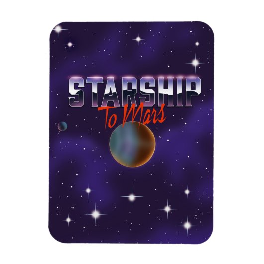 Magnet Flexible Starship to Mars (Vertical)