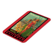 Magnet Flexible Station balnéaire d'Atlantic City, voyage en train (Côté Gauche)