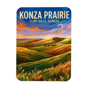 Magnet Flexible Station biologique de Konza Prairie, États-Unis