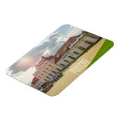 Magnet Flexible Station d'architecture de Porechye Parečča Bélarus (Côté Gauche)