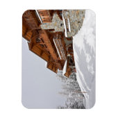 Magnet Flexible Station de ski chalet magnétique photo rectangulai (Vertical)