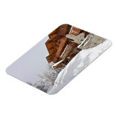 Magnet Flexible Station de ski chalet magnétique photo rectangulai (Côté Gauche)