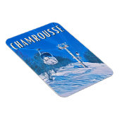 Magnet Flexible Station de ski de Chamrousse (Côté Droit)