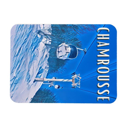 Magnet Flexible Station de ski de Chamrousse (Horizontal)