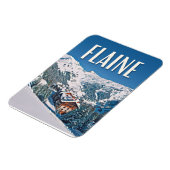 Magnet Flexible Station de ski de Flaine (Côté Gauche)