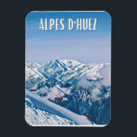 Magnet Flexible Station de ski de l'Alpe d'Huez<br><div class="desc">Alpe d'Huez encore "L'Alpe d'Huez" lors des Jeux olympiques d'hiver de 19682,  est une station de sports d'hiver des Alpes sur les alpages du village d'Huez dans l'Isère à 59 km de Grenoble. Elle fait partie du massif des Grandes Rousses,  au-dessus de l'Oisans.</div>