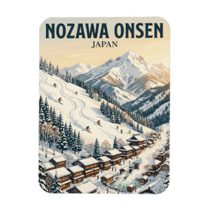 Magnet Flexible Station de ski de Nozawa Onsen Japon