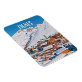 Magnet Flexible Station de ski de Tignes (Côté Droit)