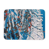 Magnet Flexible Station de ski Les Arcs (Horizontal)