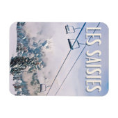 Magnet Flexible Station de ski Les Saisies (Horizontal)