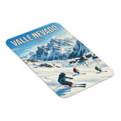 Magnet Flexible Station de ski Valle Nevado Chili (Côté Droit)