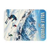 Magnet Flexible Station de ski Valle Nevado Chili (Horizontal)