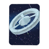 Magnet Flexible Station spatiale (Vertical)