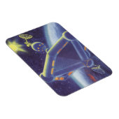 Magnet Flexible Station spatiale orbitante de science-fiction vint (Côté Droit)