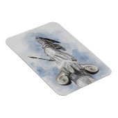 Magnet Flexible Statue Classique d'Athéna – Inspiré de la Mytholog (Côté Droit)