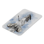 Magnet Flexible Statue Classique d'Athéna – Inspiré de la Mytholog (Côté Gauche)