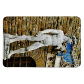 Magnet Flexible Statue de David Florence Italie (Horizontal)