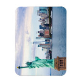 Magnet Flexible Statue de la Liberté avec le World Trade Center (Vertical)