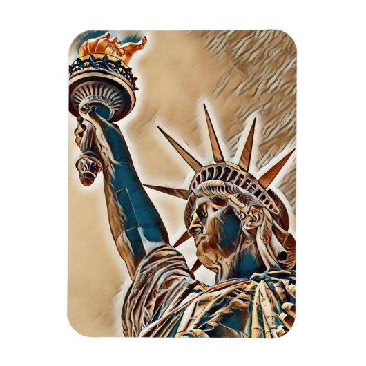 Magnet Flexible Statue de la Liberté stylisée (Vertical)