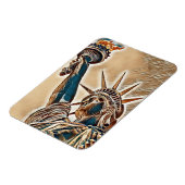 Magnet Flexible Statue de la Liberté stylisée (Côté Gauche)