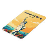Magnet Flexible Statue de la Liberté USA (Côté Gauche)