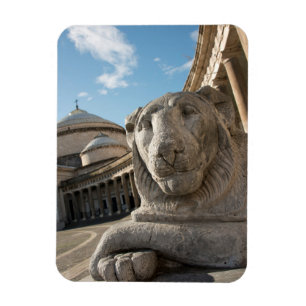 Magnet Flexible Statue de lion devant San Francesco di Paola